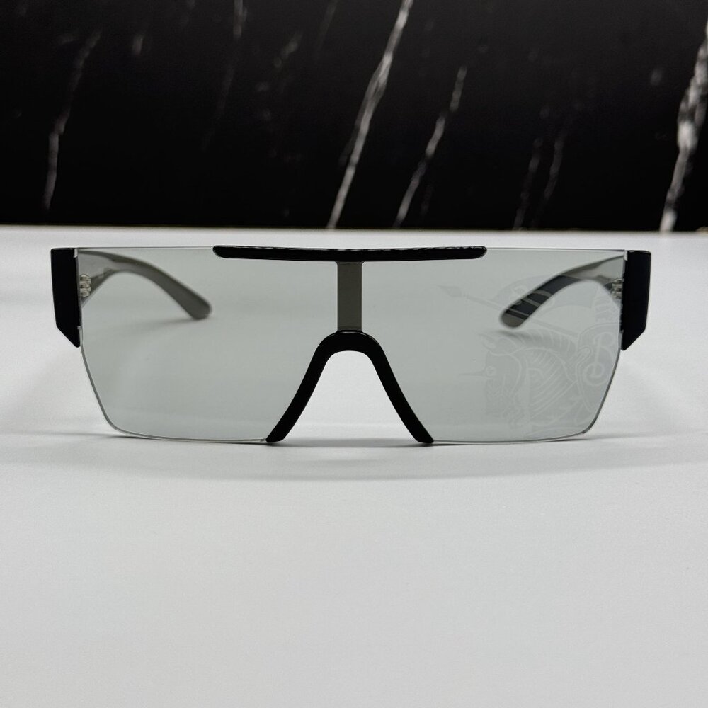 NEW BURBERRY BE4291 3001/69 SUNGLASSES BLACK/SILVER UNISEX EYEWEAR BE4291 300169 - Picture 2 of 9